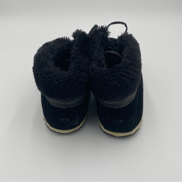 Sperry Women's Leather Faux Fur Fuzzy Duck Slippers‎ Ankle Boots Booties Shoes 7 - Picture 3 of 8